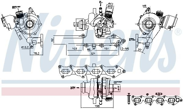 Turbina Peugeot/Citroen 1613424680 preço, a partir de 702,55 USD
