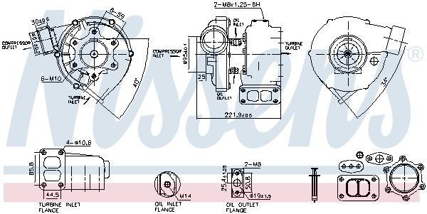 Turbina Mercedes A9240961399 preço, a partir de 773,85 USD