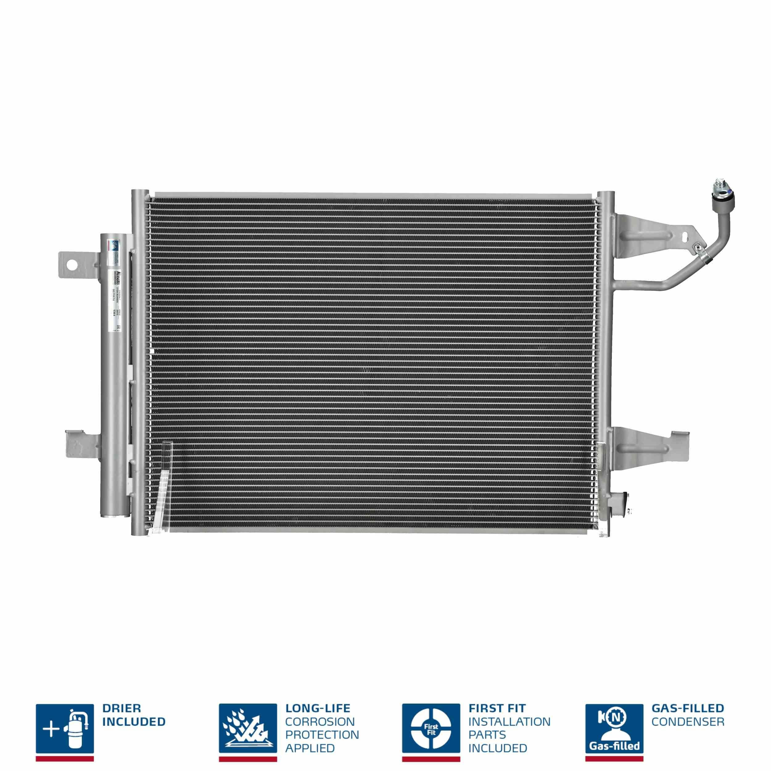 Radiador de aparelho de ar condicionado Nissens 940067 preço, a partir de 95,34 USD