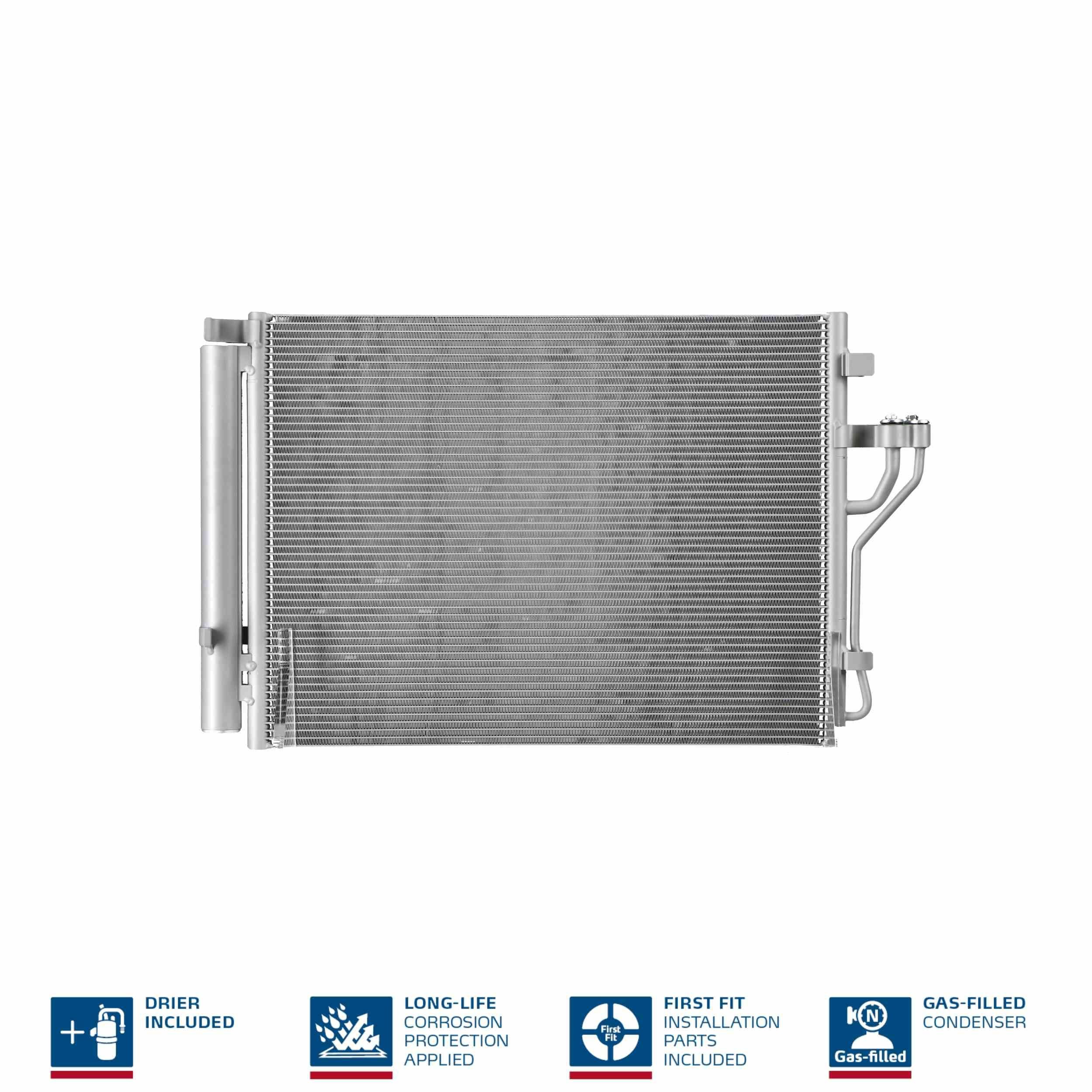 Radiador de aparelho de ar condicionado 940353 Nissens