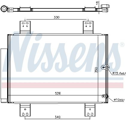 Compre 940560 Nissens Radiador de aparelho de ar condicionado