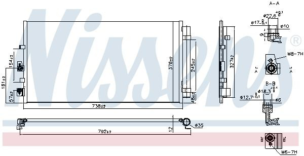 Compre 941206 Nissens Radiador de aparelho de ar condicionado