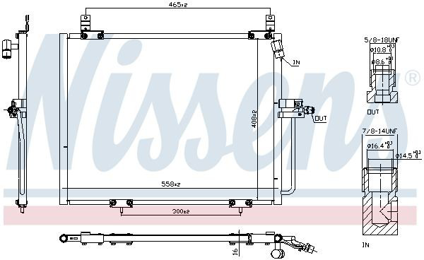Radiador de aparelho de ar condicionado Nissens 94176 preço, a partir de 102,15 USD