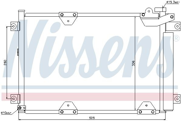 Radiador de aparelho de ar condicionado Nissens 94892 preço, a partir de 110,76 USD