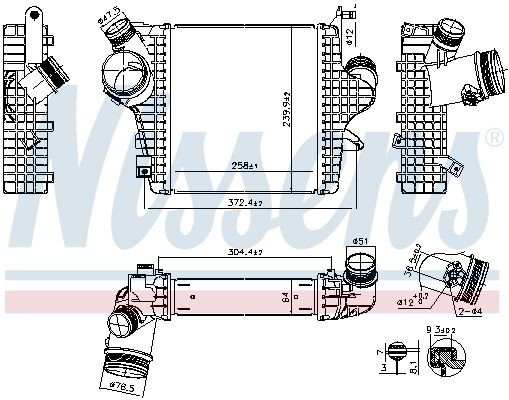 Radiador de intercooler Porsche Cayenne preço, a partir de 298,97 USD