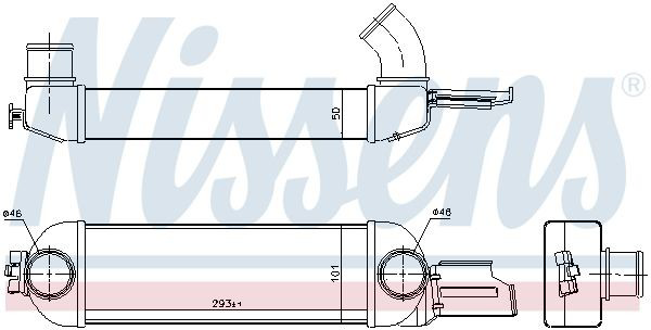 Compre 96179 Nissens Radiador de intercooler