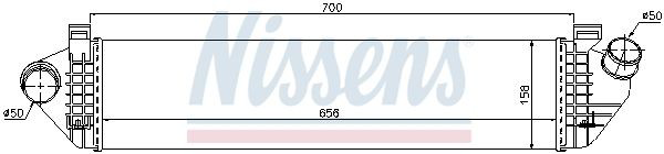 96721 Nissens Radiador de intercooler
