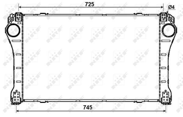 Radiador de intercooler Toyota Avensis III T27
