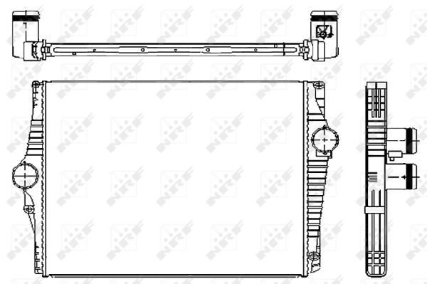 30250 NRF Radiador de intercooler