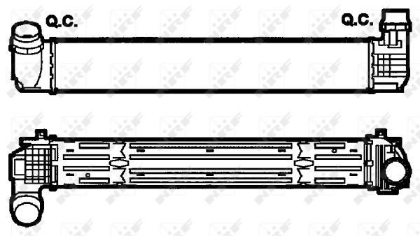 30287 NRF Radiador de intercooler