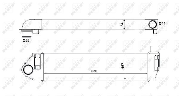 Compre 30514 NRF Radiador de intercooler