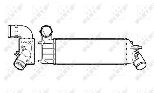 Radiador de intercooler para Citroen C8  EA, EB
