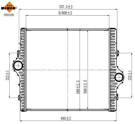 Radiador de intercooler para Toyota Land Cruiser PRADO J150