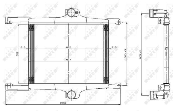 Radiador de intercooler Iveco Stralis preço, a partir de 398,59 USD