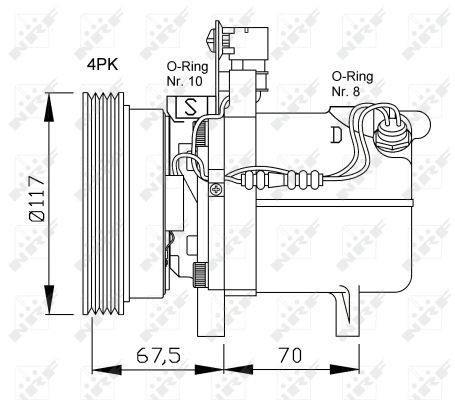 Compressor de aparelho de ar condicionado NRF 32055 preço, a partir de 72,83 USD