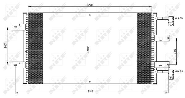 Compre 8671017715 Renault (RVI) Radiador de aparelho de ar condicionado