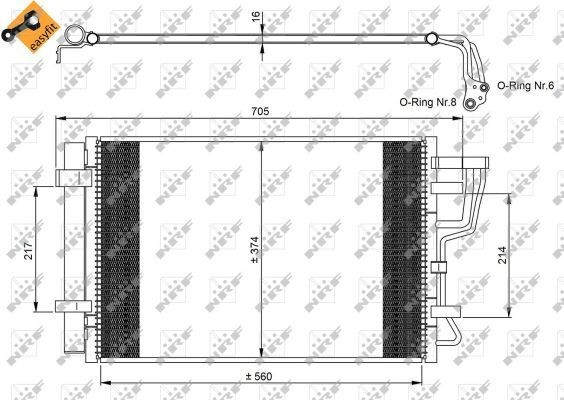 Radiador de aparelho de ar condicionado NRF 35963 preço, a partir de 107,23 USD