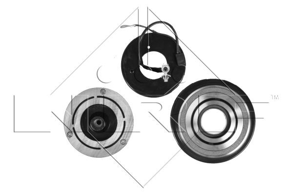 380006 NRF Polia do compressor de aparelho de ar condicionado