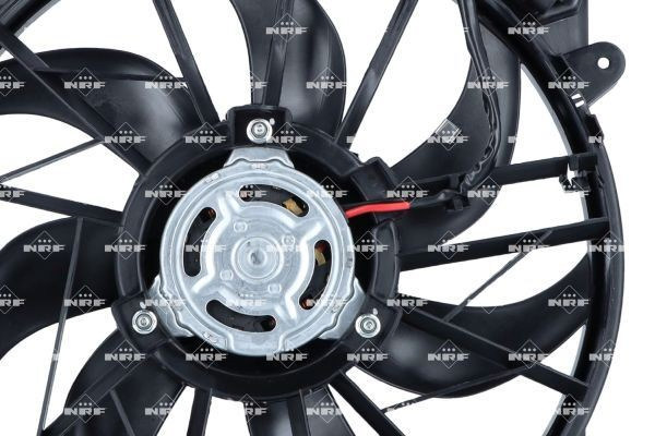 47308 NRF Difusor do radiador de esfriamento, montado com motor e roda de aletas
