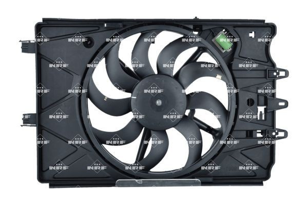 47594 NRF Difusor do radiador de esfriamento, montado com motor e roda de aletas