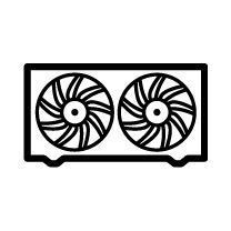 Ventilador elétrico de esfriamento montado (motor + roda de aletas) Opel Vivaro A F7