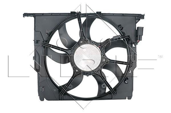 Difusor do radiador de esfriamento, montado com motor e roda de aletas 47727 NRF
