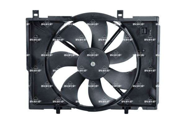 Difusor do radiador de esfriamento, montado com motor e roda de aletas 47741 NRF
