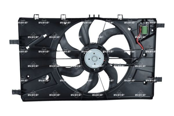 Ventilador elétrico de esfriamento montado (motor + roda de aletas) para Chevrolet Cruze  J300