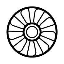 504235059 Iveco Ventilador (roda de aletas) do radiador de esfriamento