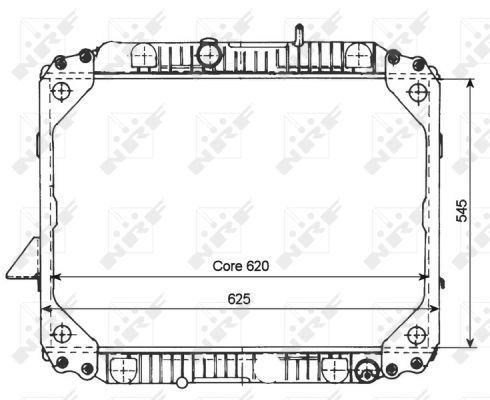 Compre 503475 NRF Radiador de esfriamento de motor