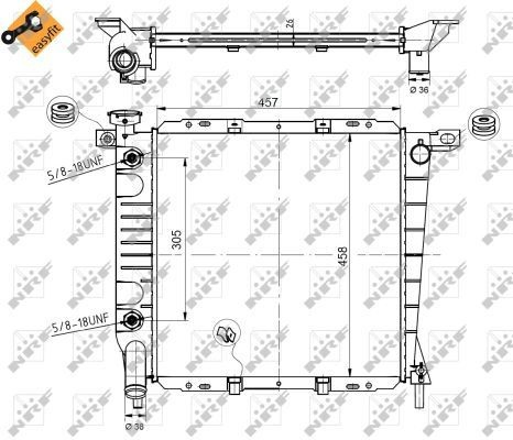 Compre Radiador de esfriamento de motor Ford Explorer 