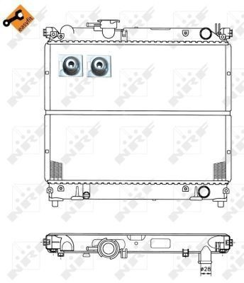 Radiador de esfriamento de motor Suzuki 17700A60A00 preço, a partir de 117,48 USD