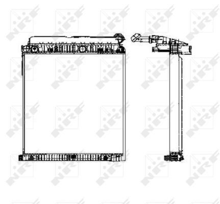 Radiador de esfriamento de motor Mercedes 9405000403 preço, a partir de 603,65 USD