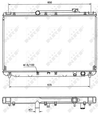 Radiador de esfriamento de motor Toyota Camry preço, a partir de 12,51 USD
