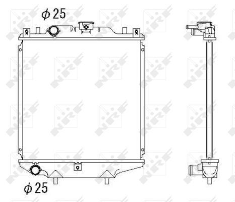 Radiador de esfriamento de motor Suzuki Alto preço, a partir de 50,75 USD