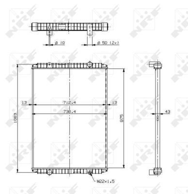 Radiador de esfriamento de motor Renault Trucks MAGNUM preço, a partir de 365,58 USD