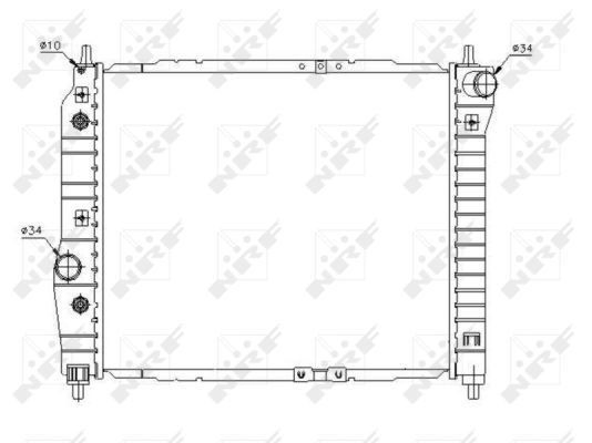 Radiador de esfriamento de motor General Motors 96536524 preço, a partir de 111,72 USD