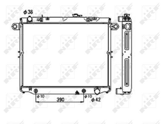 Compre Radiador de esfriamento de motor Toyota Land Cruiser 
