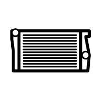 Radiador de esfriamento de motor Toyota Land Cruiser 90 J9
