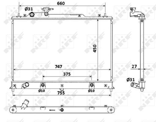 Compre Radiador de esfriamento de motor Mazda CX-7 