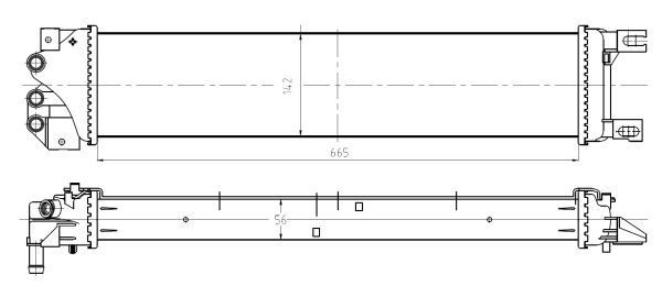 Radiador de esfriamento de motor adicional NRF 550026 preço, a partir de 173,40 USD