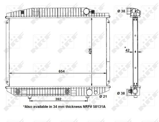 Compre Radiador de esfriamento de motor Mercedes S 