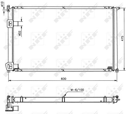 Radiador de esfriamento de motor Polcar 604108A1 preço, a partir de 185,93 USD