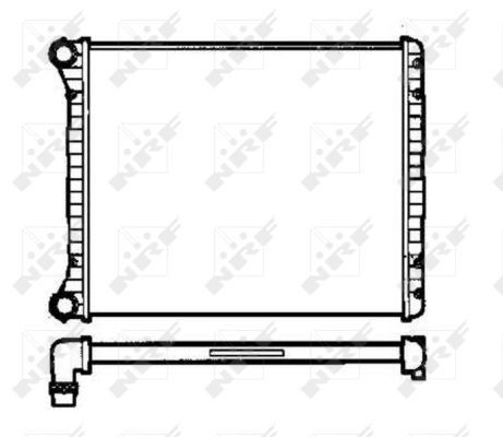  Radiador de esfriamento de motor Audi A2 hatchback (8Z0) (2000 - 2005) 