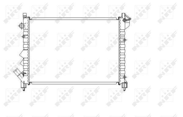 Compre 58943 NRF Radiador de esfriamento de motor