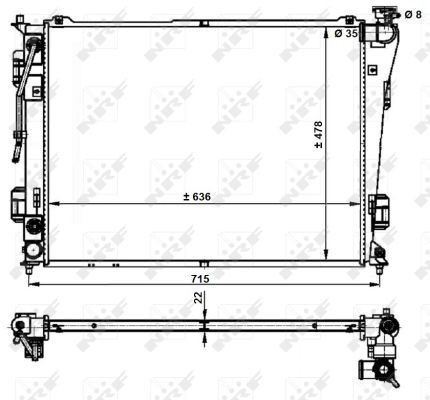 Compre Radiador de esfriamento de motor KIA Optima 3