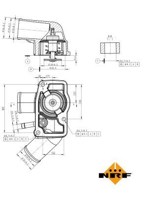 Caixa do termostato NRF 725010 preço, a partir de 37,58 USD