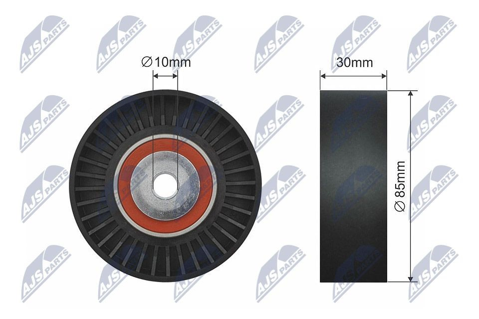 Compre Rolo parasita da correia de transmissão Subaru Impreza 3
