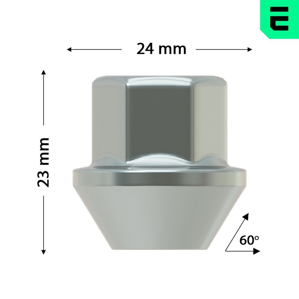 Porca de roda para Daewoo Matiz  KLYA