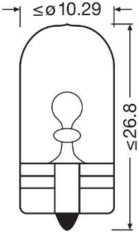 Lâmpada de quebra-luz de iluminação de salão/de cabina Osram 2825ULT preço, a partir de 1,85 USD